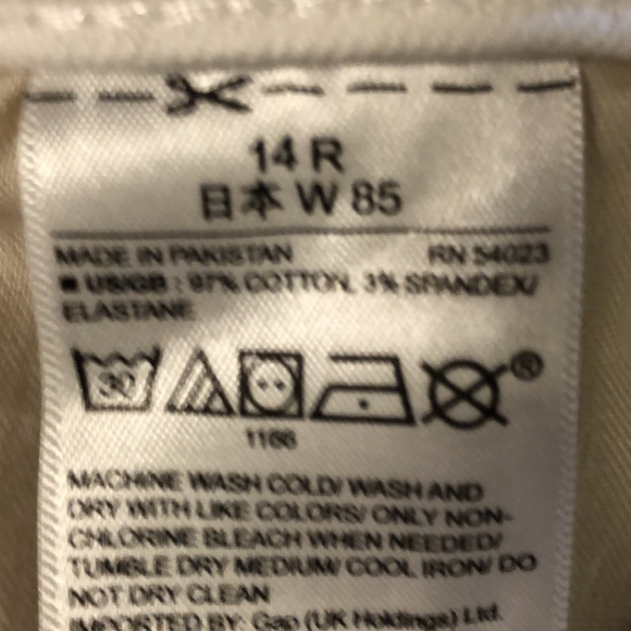 GAP Denim Capris Sz 14r - Picture 5 of 5